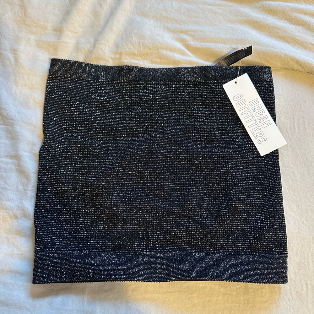 Urban Outfitters Out From Under Sparkly Black Tube Top. NWT